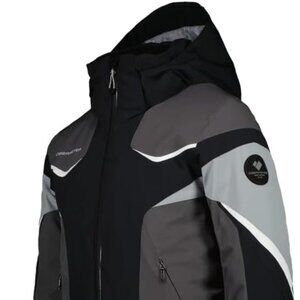 New without Tag Obermeyer Kids Mach 13 Winter Jacket Black Grey